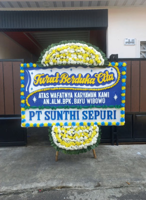 Papan Bunga Duka di Cipadu Jaya